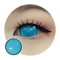 Sweety Mini Sclera Cyan Mesh Rim (1 lens/pack)-Mini Sclera Contacts-UNIQSO Canada