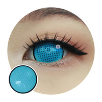 Sweety Mini Sclera Cyan Mesh Rim (1 lens/pack)-Mini Sclera Contacts-UNIQSO Canada