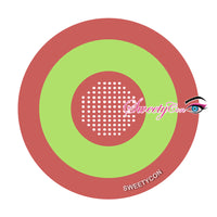 Sweety Mini Sclera Cyber Green (1 lens/pack)-Mini Sclera Contacts-UNIQSO Canada