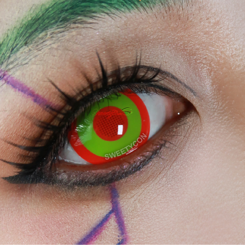 Sweety Mini Sclera Cyber Green (1 lens/pack)-Mini Sclera Contacts-UNIQSO Canada