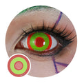 Sweety Mini Sclera Cyber Green (1 lens/pack)-Mini Sclera Contacts-UNIQSO Canada