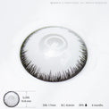 Sweety Mini Sclera Mystic White (1 lens/pack)-Mini Sclera Contacts-UNIQSO Canada