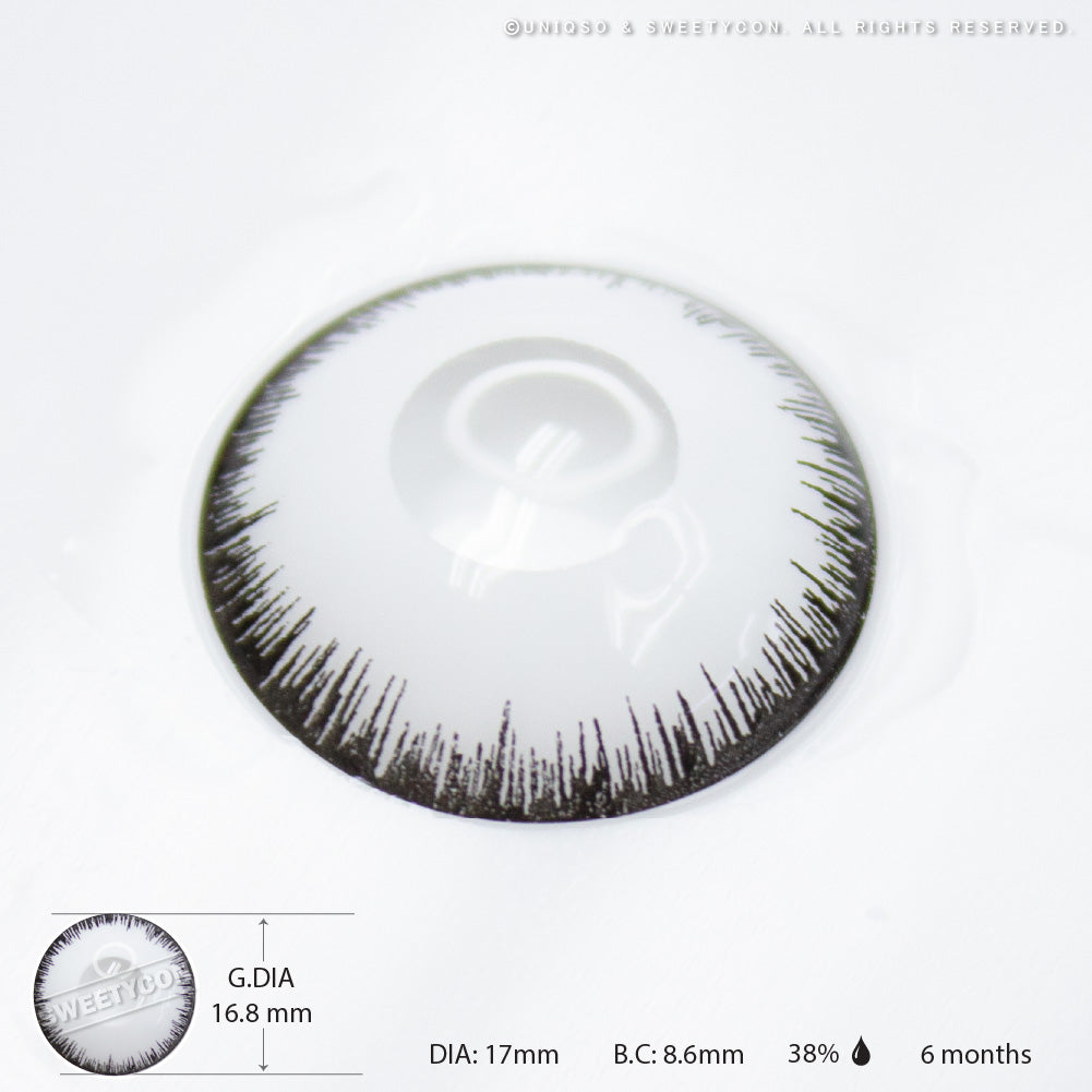 Sweety Mini Sclera Mystic White (1 lens/pack)-Mini Sclera Contacts-UNIQSO Canada