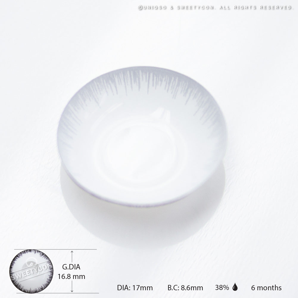 Sweety Mini Sclera Mystic White (1 lens/pack)-Mini Sclera Contacts-UNIQSO Canada