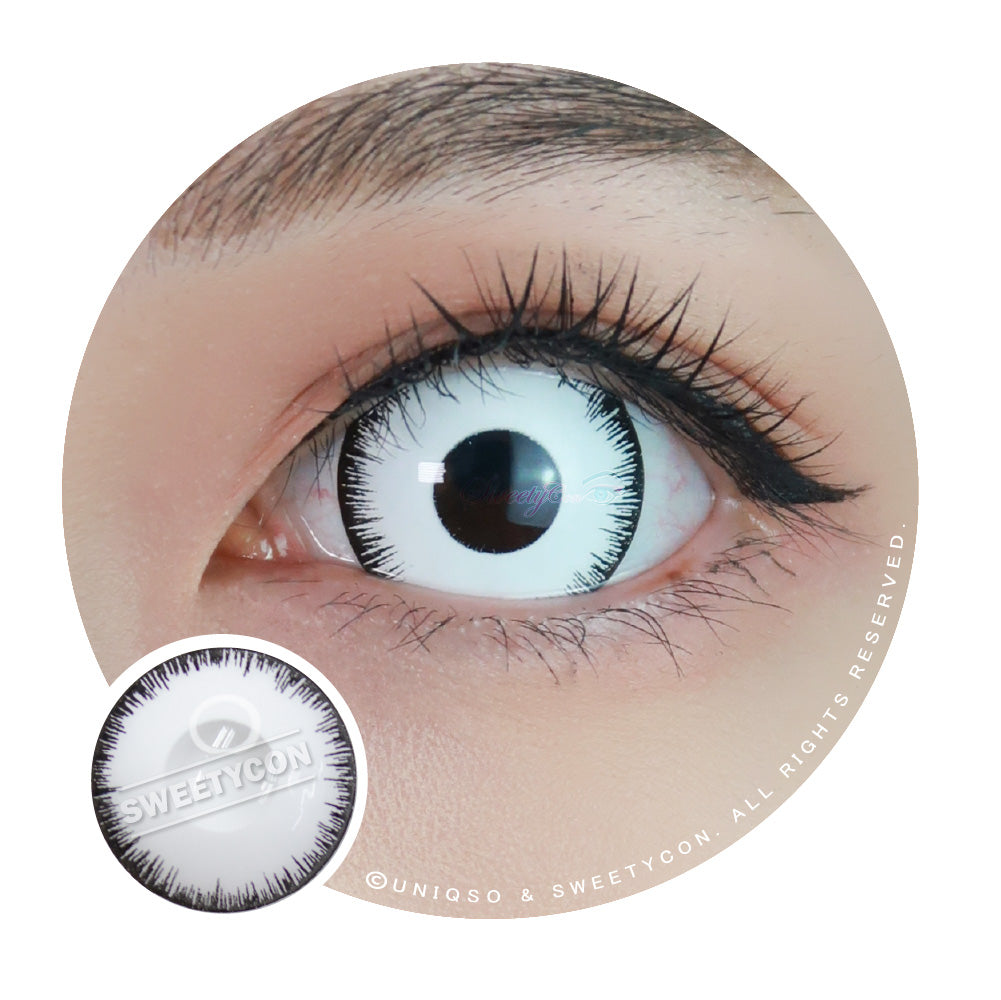 Sweety Mini Sclera Mystic White (1 lens/pack)-Mini Sclera Contacts-UNIQSO Canada