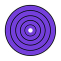 Sweety Mini Sclera Purple Rings (1 lens/pack)-Mini Sclera Contacts-UNIQSO Canada