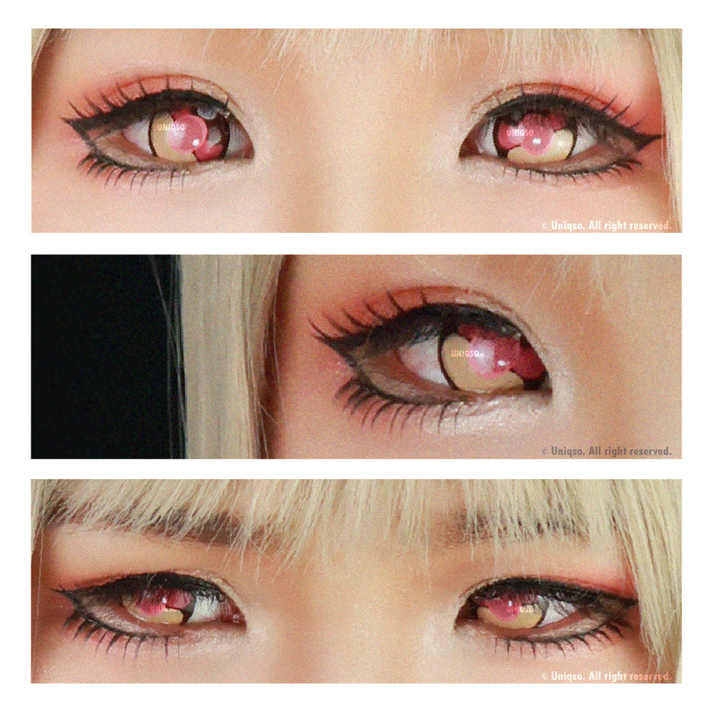 Sweety Momo Heart (1 lens/pack)-Colored Contacts-UNIQSO