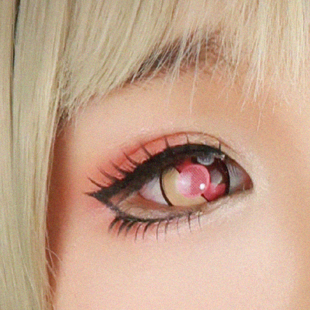 Sweety Momo Heart (1 lens/pack)-Colored Contacts-UNIQSO