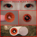 Sweety Orange Black Sclera Contacts (1 lens/pack)-Sclera Contacts-UNIQSO Canada