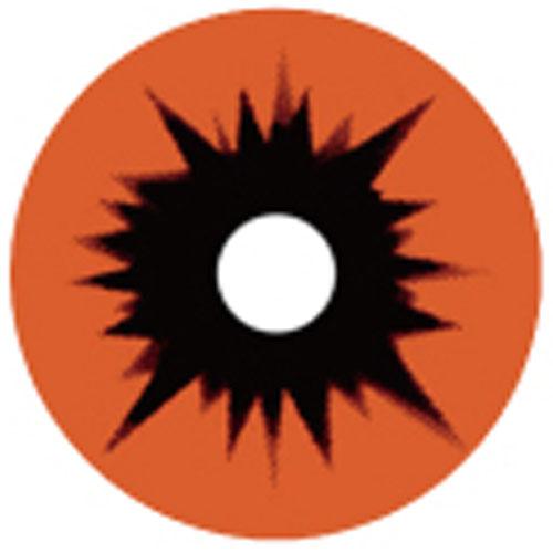 Sweety Orange Black Sclera Contacts (1 lens/pack)-Sclera Contacts-UNIQSO Canada