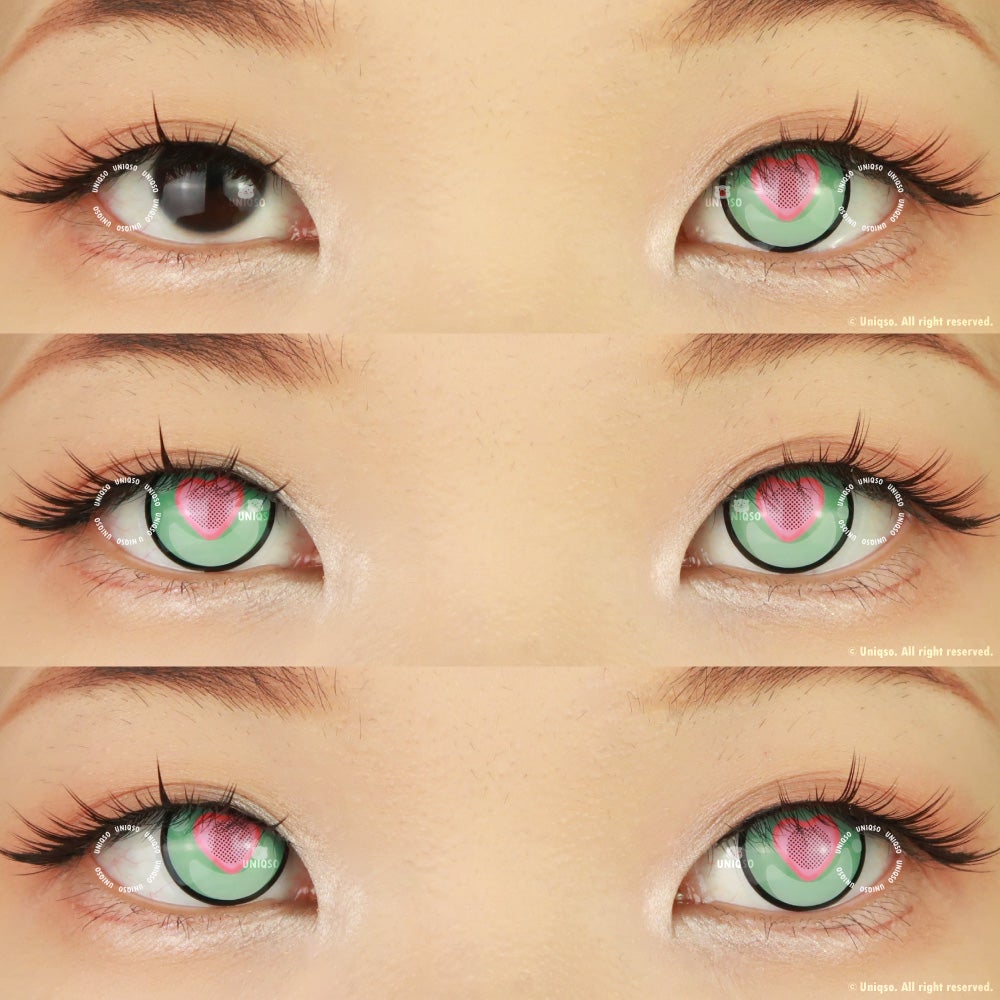 Sweety Pink Love (1 lens/pack)-Colored Contacts-UNIQSO Canada
