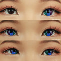 Sweety Pride Blue (1 lens/pack)-Colored Contacts-UNIQSO Canada