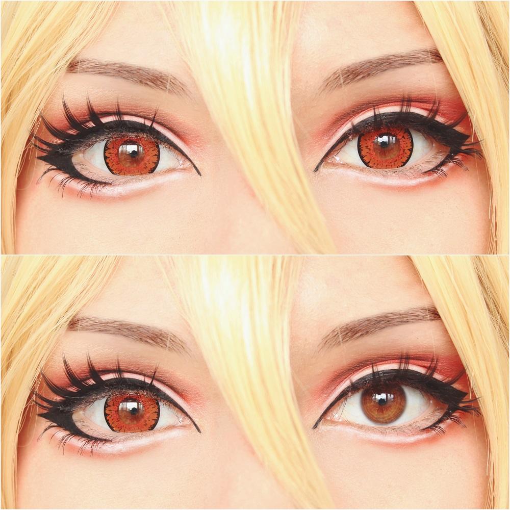 Sweety Queen Light Orange (1 lens/pack)-Colored Contacts-UNIQSO Canada