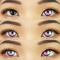 Sweety Real Anime Violet (1 lens/pack)-Colored Contacts-UNIQSO Canada