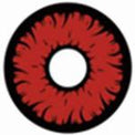 Sweety Red Sclera Contacts Angry Wolf (1 lens/pack)-Sclera Contacts-UNIQSO Canada