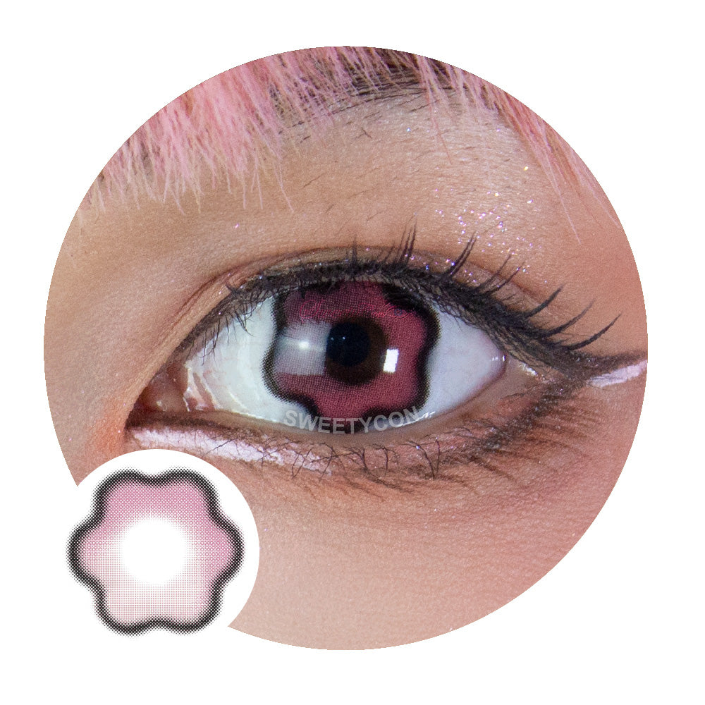 Sweety Sakura Pink (1 lens/pack)-Colored Contacts-UNIQSO Canada
