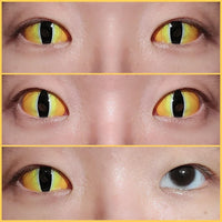 Sweety Sclera Contacts Sauron Yellow (1 lens/pack)-Sclera Contacts-UNIQSO Canada
