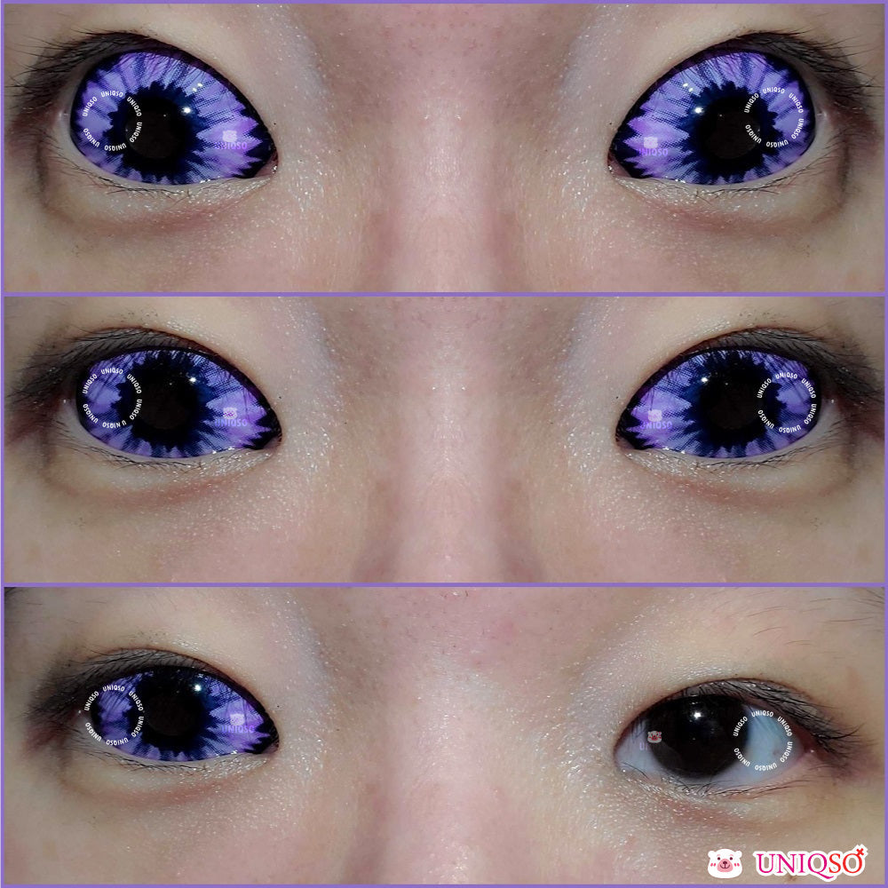 Sweety Violet Sclera Contacts - Elf Purple (1 lens/pack)-Sclera Contacts-UNIQSO Canada