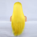 Tempting Yellow Front Lace Long Bangs-Lace Front Wig-UNIQSO Canada