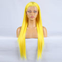 Tempting Yellow Front Lace Long Bangs-Lace Front Wig-UNIQSO Canada