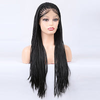 True Glam Braided Front Lace Wig-Lace Front Wig-UNIQSO Canada