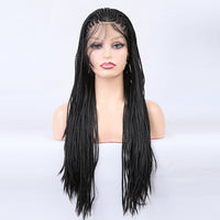 True Glam Braided Front Lace Wig-Lace Front Wig-UNIQSO Canada