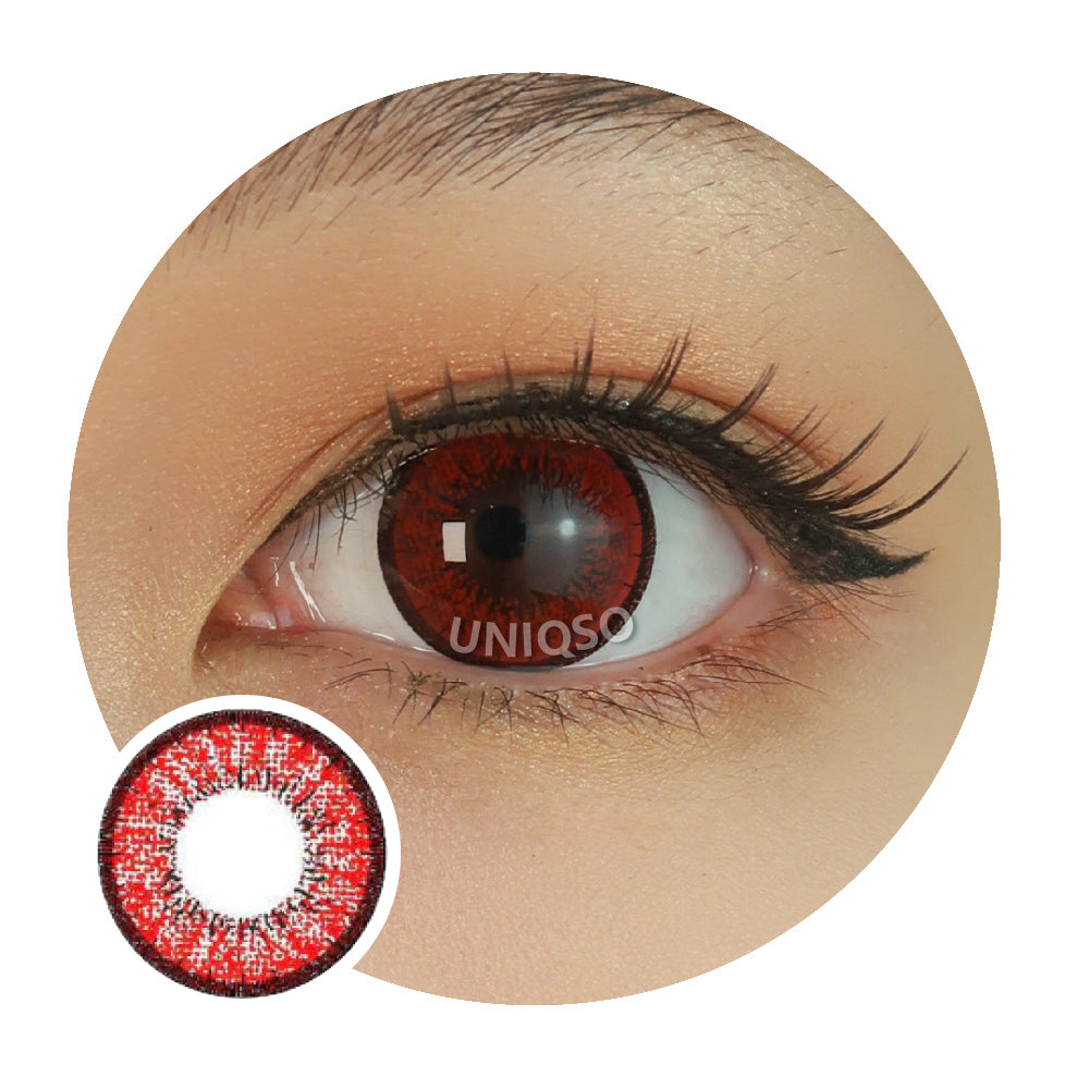 Kazzue Blytheye Red (1 lens/pack)-Colored Contacts-UNIQSO