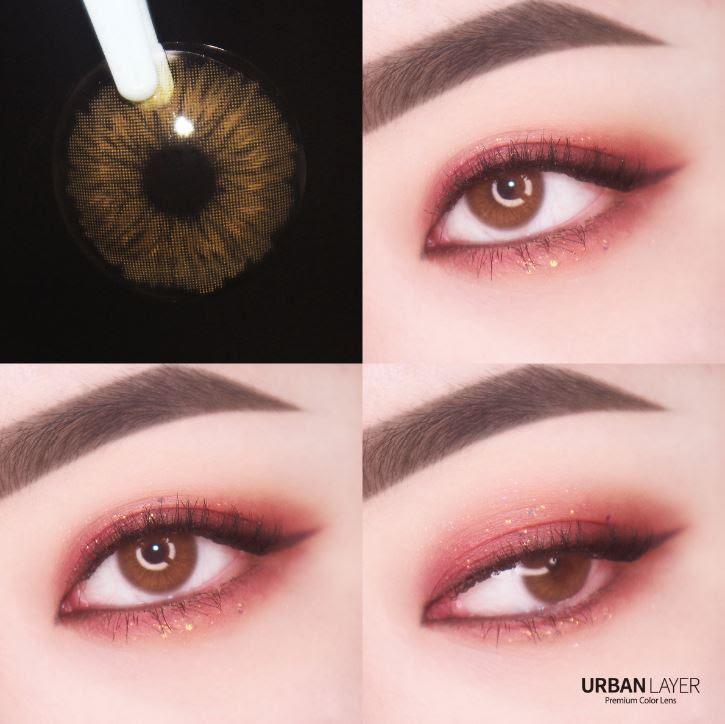 Urban Layer Aurora Brown (1 lens/pack)-Colored Contacts-UNIQSO Canada
