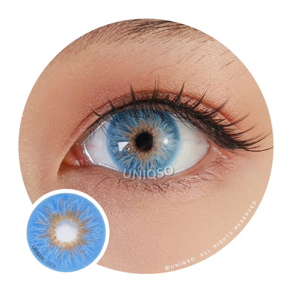 Urban Layer Avatar Blue (1 lens/pack)-Colored Contacts-UNIQSO Canada