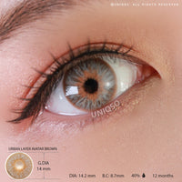 Urban Layer Avatar Brown (1 lens/pack)-Colored Contacts-UNIQSO Canada