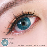 Urban Layer Cirilla Blue (1 lens/pack)-Colored Contacts-UNIQSO Canada