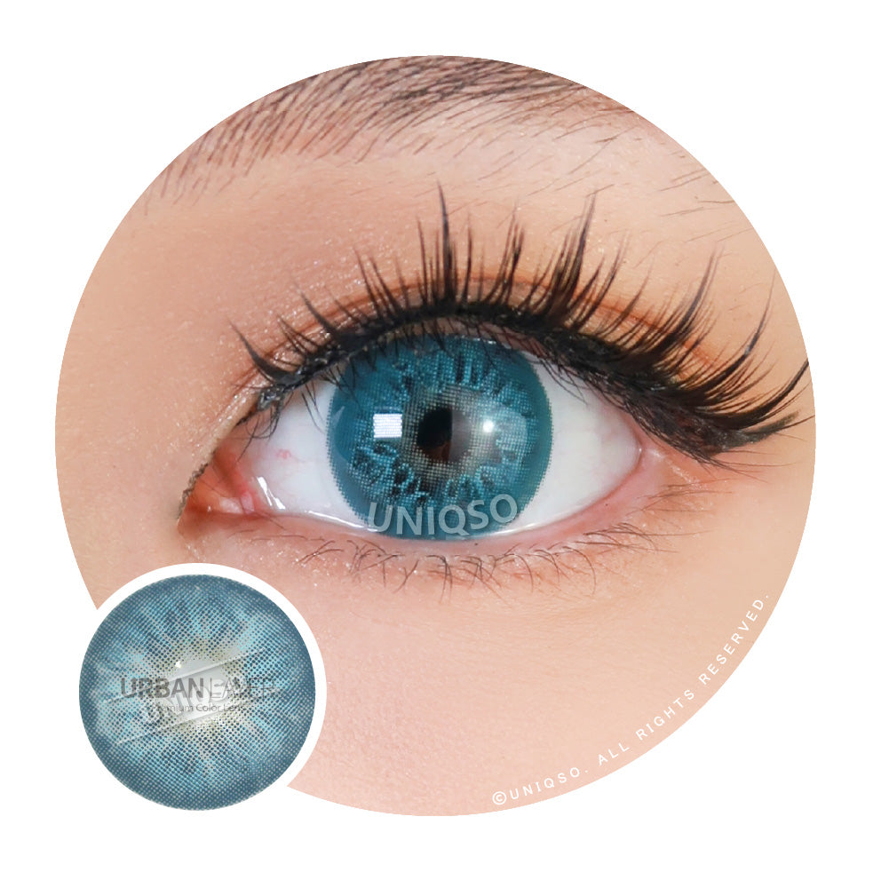 Urban Layer Cirilla Blue (1 lens/pack)-Colored Contacts-UNIQSO Canada