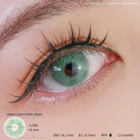 Urban Layer Yukon Green (1 lens/pack)-Colored Contacts-UNIQSO Canada