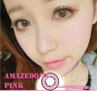Western Eyes Amazed Doll Pink (1 lens/pack) [Exp: 06/2027]-Colored Contacts-UNIQSO Canada