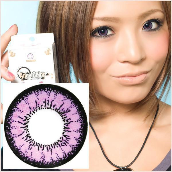 Western Eyes Angel Violet (1 lens/pack)-Colored Contacts-UNIQSO Canada