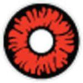 Western Eyes Crazy Red Zombie (1 lens/pack)-Crazy Contacts-UNIQSO Canada