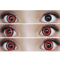 Western Eyes Twilight Red (1 lens/pack)-Colored Contacts-UNIQSO Canada