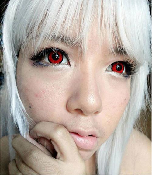 Western Eyes Twilight Red (1 lens/pack)-Colored Contacts-UNIQSO Canada