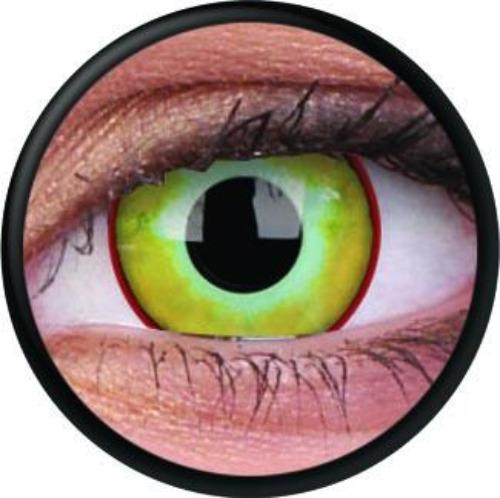 Colorvue Crazy Yellow Plague (2 lenses/pack)-Crazy Contacts-UNIQSO