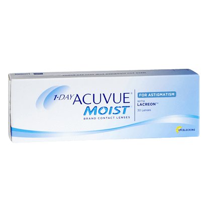 1-Day Acuvue Moist For Astigmatism (30 lenses/pack)-Clear Contacts-UNIQSO