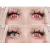 Anime Sparkle Red by KleinerPixel (1 lens/pack)-Colored Contacts-UNIQSO