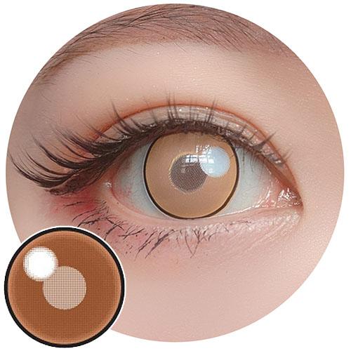 Sweety Anime Cloud Rim Brown (1 lens/pack)-Colored Contacts-UNIQSO