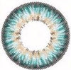 Barbie Puffy 3 Tones Turquoise (1 lens/pack)-Colored Contacts-UNIQSO