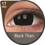 Flash Mini Sclera Lens Black Titan (2 lenses/pack)-Mini Sclera Contacts-UNIQSO
