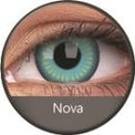 Phantasee Crazy Blue Nova (2 lenses/pack)-Crazy Contacts-UNIQSO