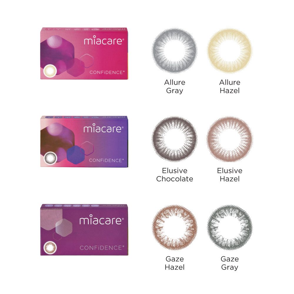 MiaCare Monthly Confidence Chic Color (2 lenses/pack)-Colored Contacts-UNIQSO
