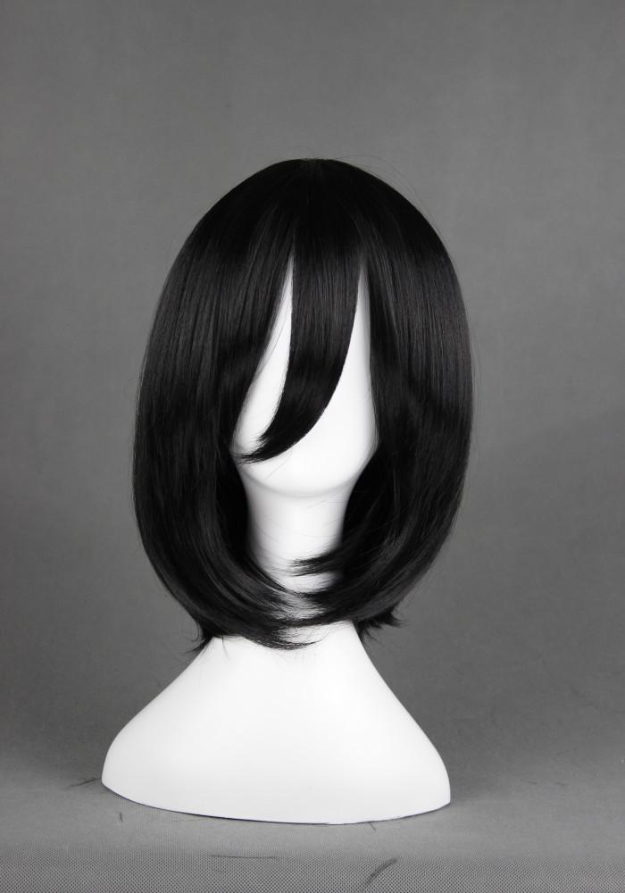 Cosplay Wig - Shingeki No Kyojin - Mikasa Ackerman-Cosplay Wig-UNIQSO