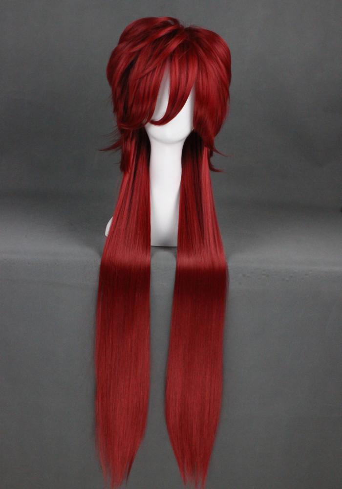 Cosplay Wig - Black Butler - Grell Sutcliff-Cosplay Wig-UNIQSO