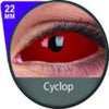 Phantasee Red Sclera Contacts Cyclop (2 lenses/pack)-Sclera Contacts-UNIQSO