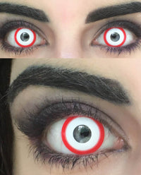Sweety Crazy Saw White (1 lens/pack)-Crazy Contacts-UNIQSO